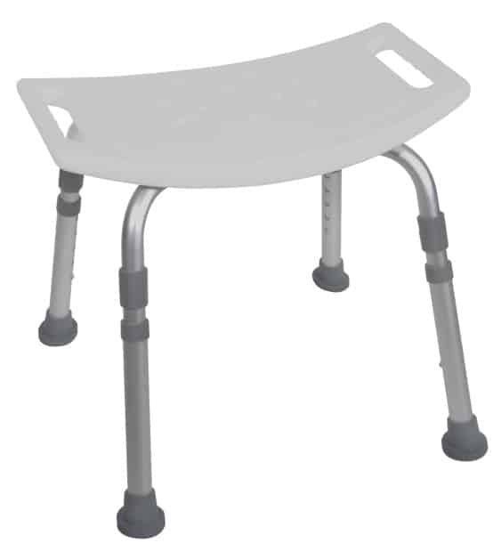 Deluxe Aluminum Shower Bench without Back